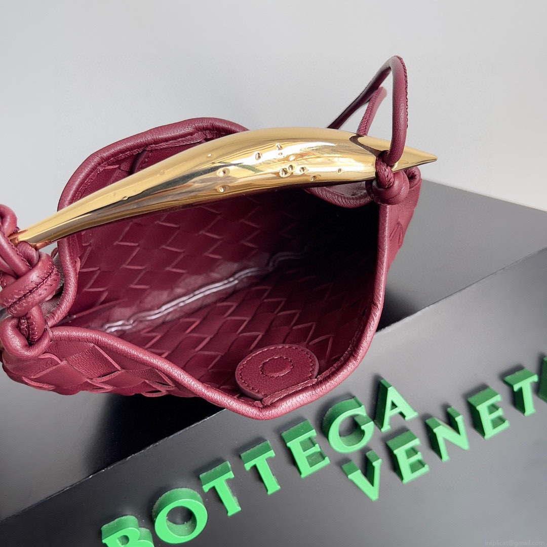 Bottega Veneta BV 744267 Mini Sardine Wine Red