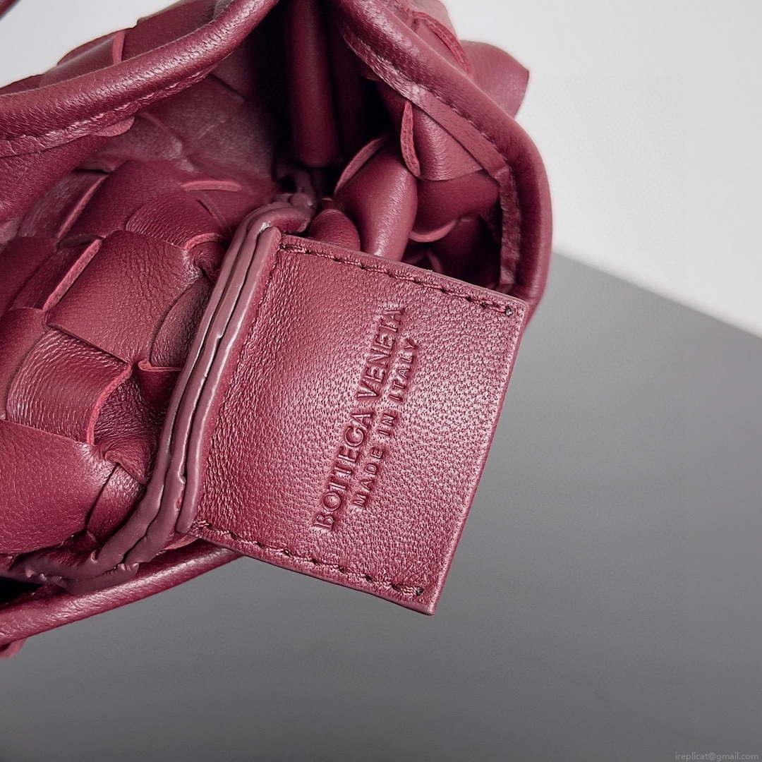 Bottega Veneta BV 744267 Mini Sardine Wine Red