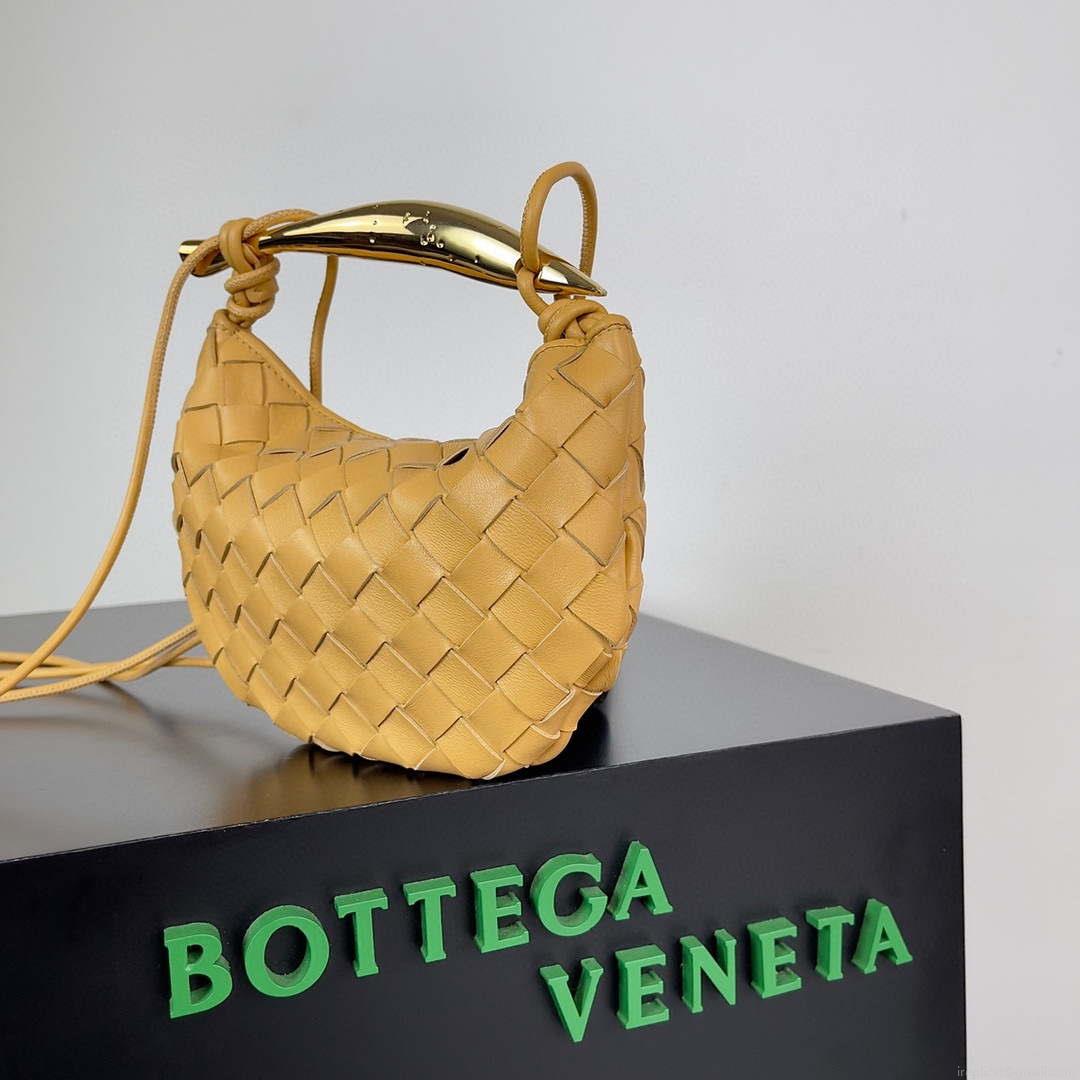 Bottega Veneta BV 744267 Mini Sardine Tan