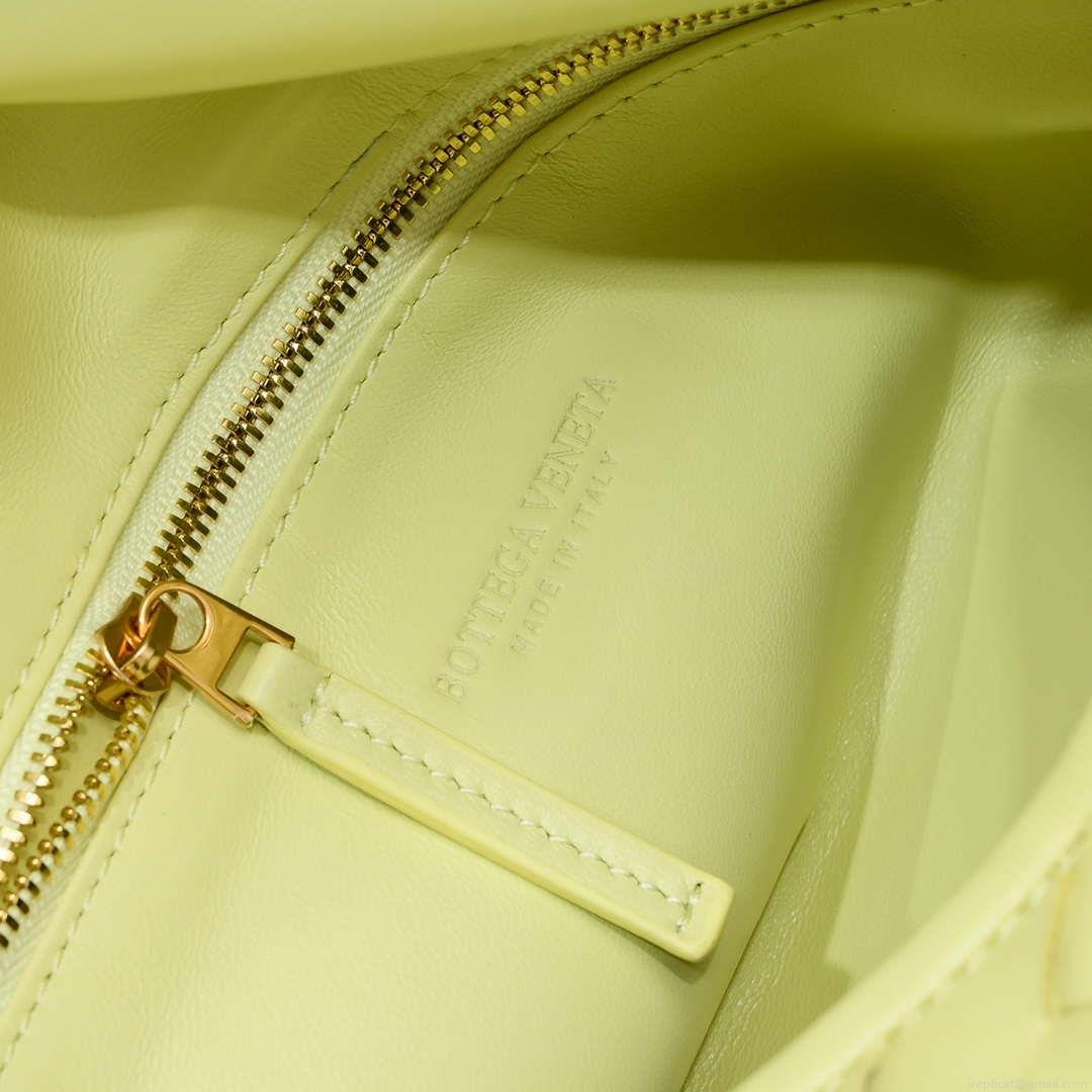 Bottega Veneta BV 763970 Large Hop Fondant Bag Yellow