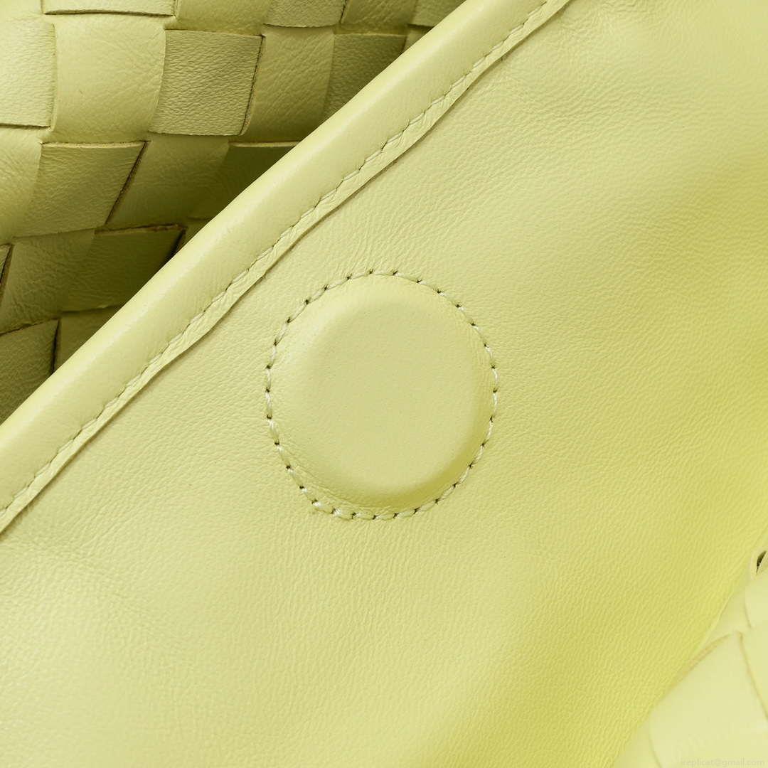 Bottega Veneta BV 763970 Large Hop Fondant Bag Yellow