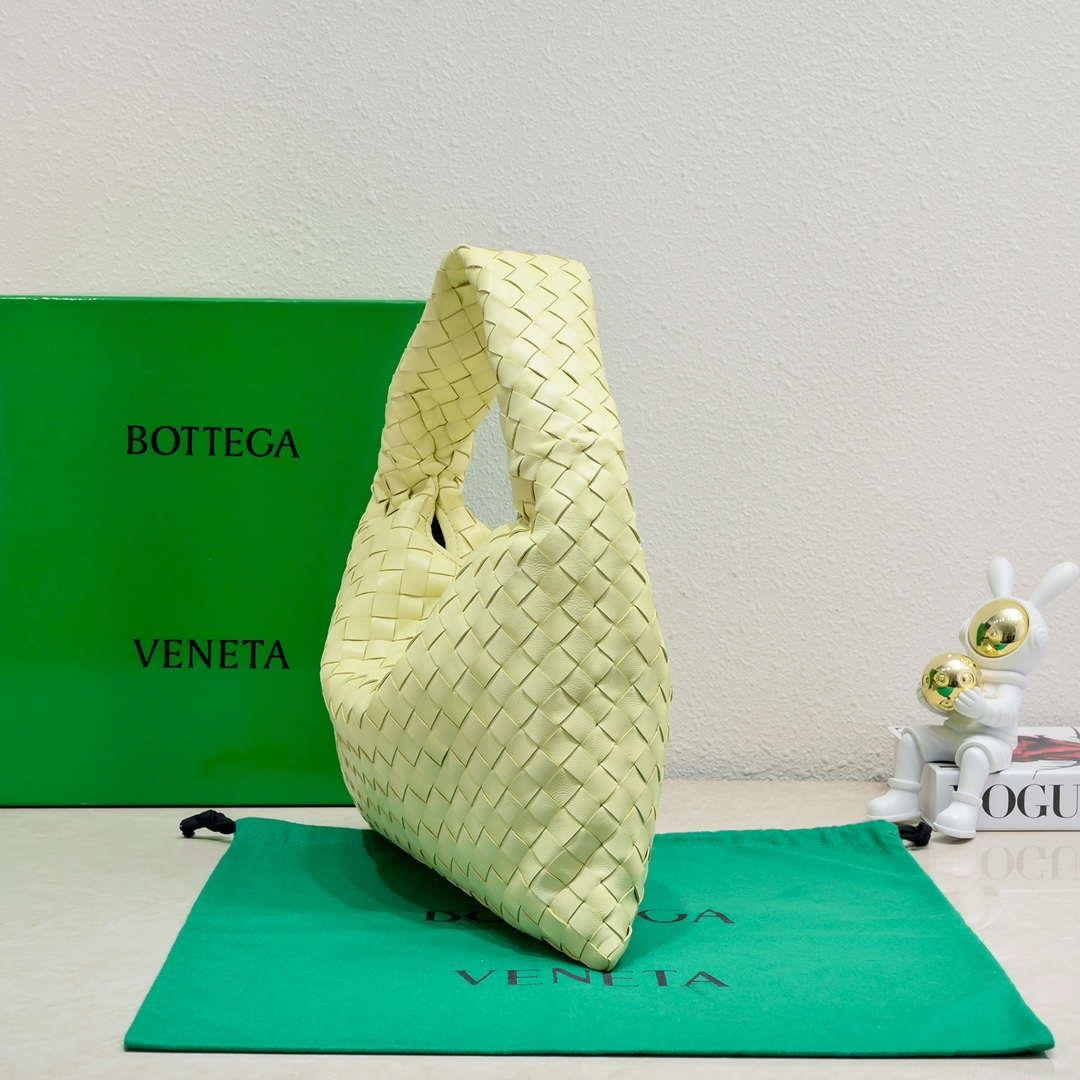 Bottega Veneta BV 763966 Small Hop oyster Bag Yellow