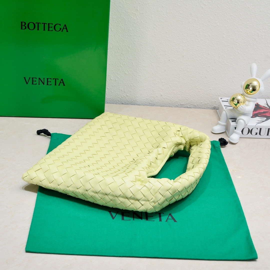 Bottega Veneta BV 763966 Small Hop oyster Bag Yellow