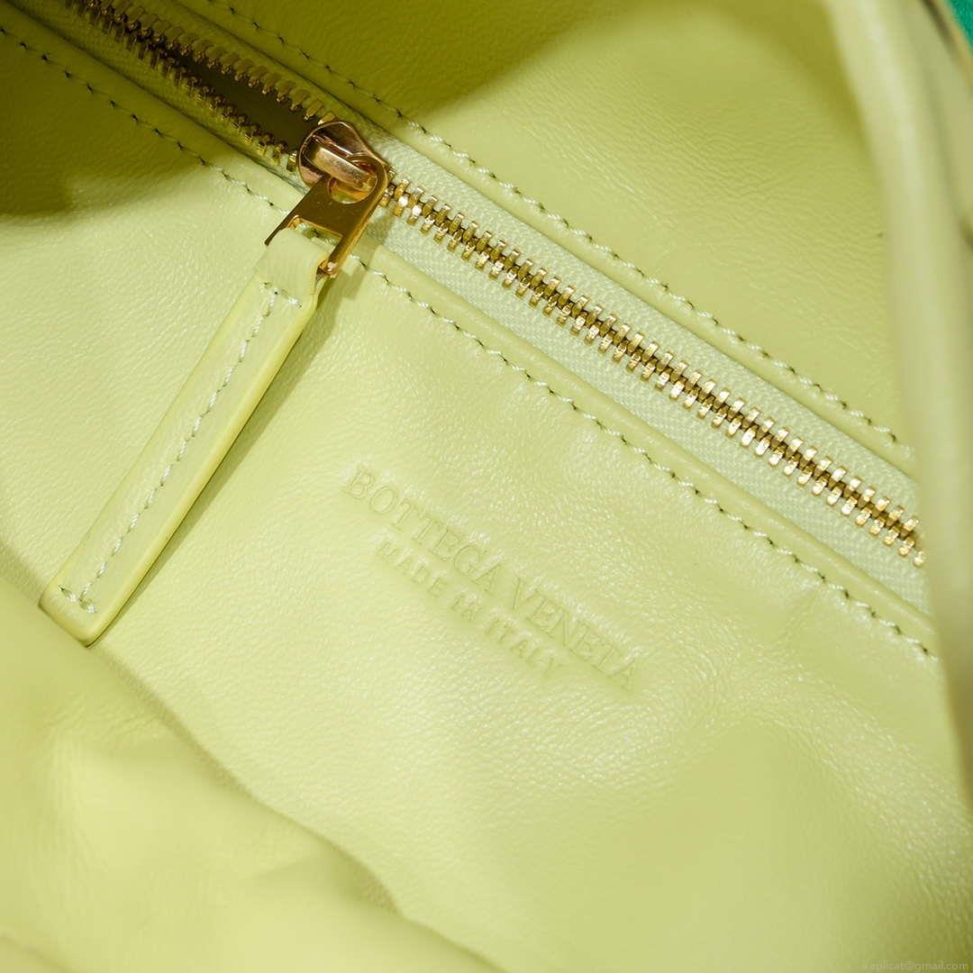 Bottega Veneta BV 763966 Small Hop oyster Bag Yellow