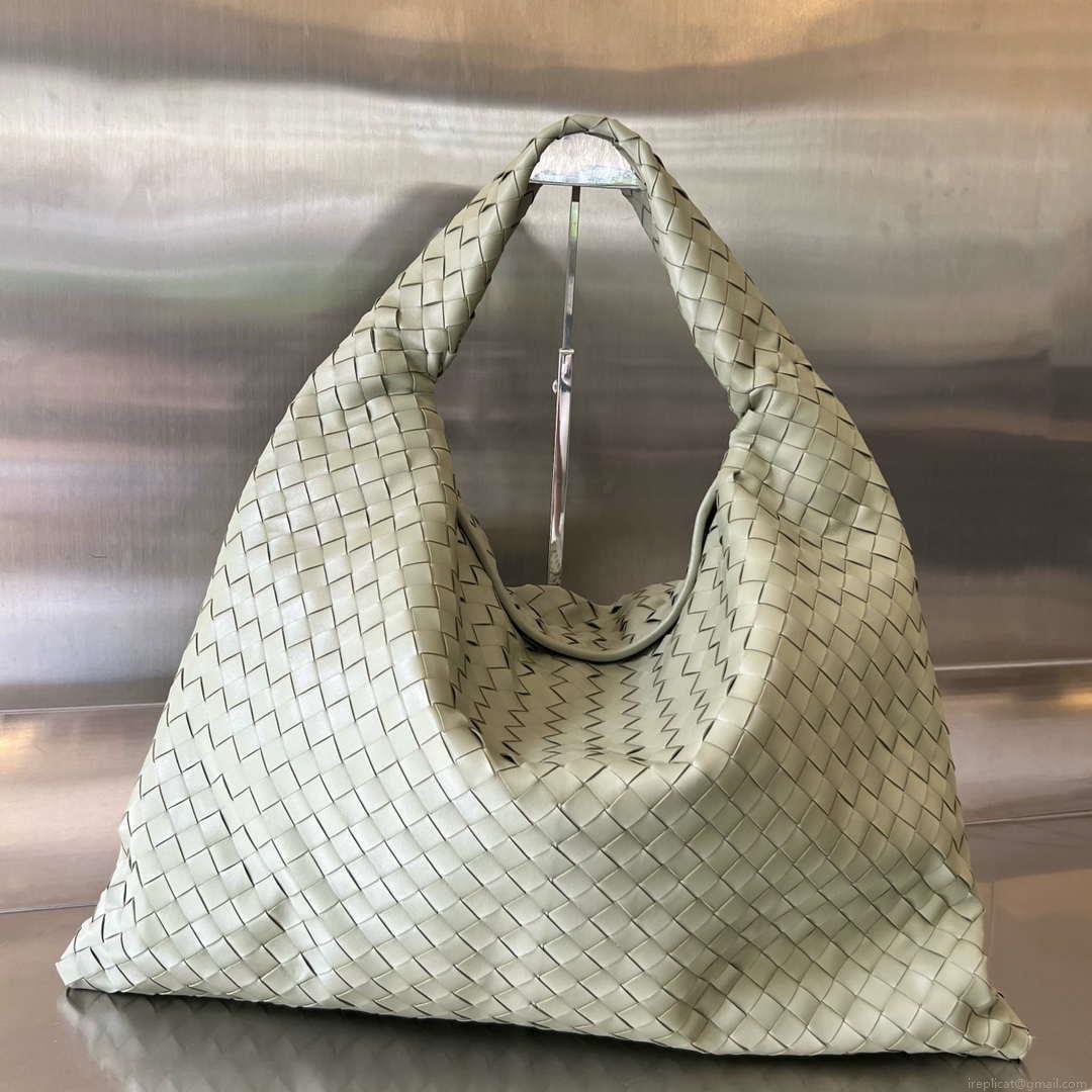 Bottega Veneta BV 763970 Large Hop Fondant Bag Green grass