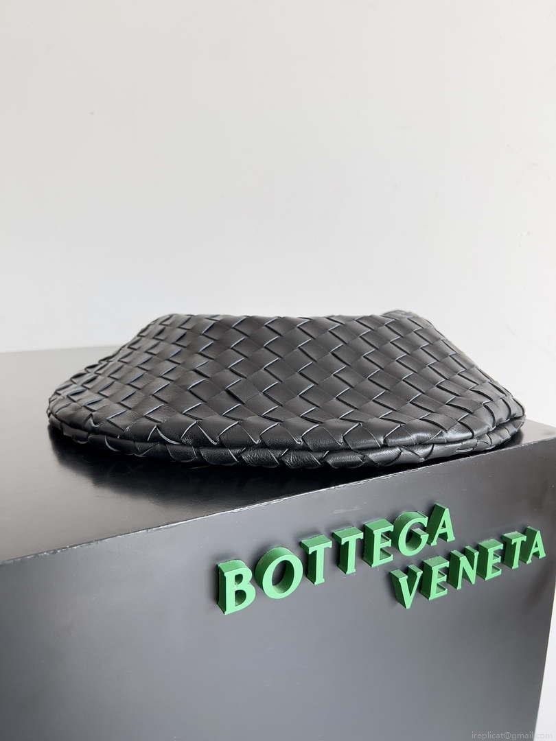 Bottega Veneta BV 776768 Sardine With Chain Black