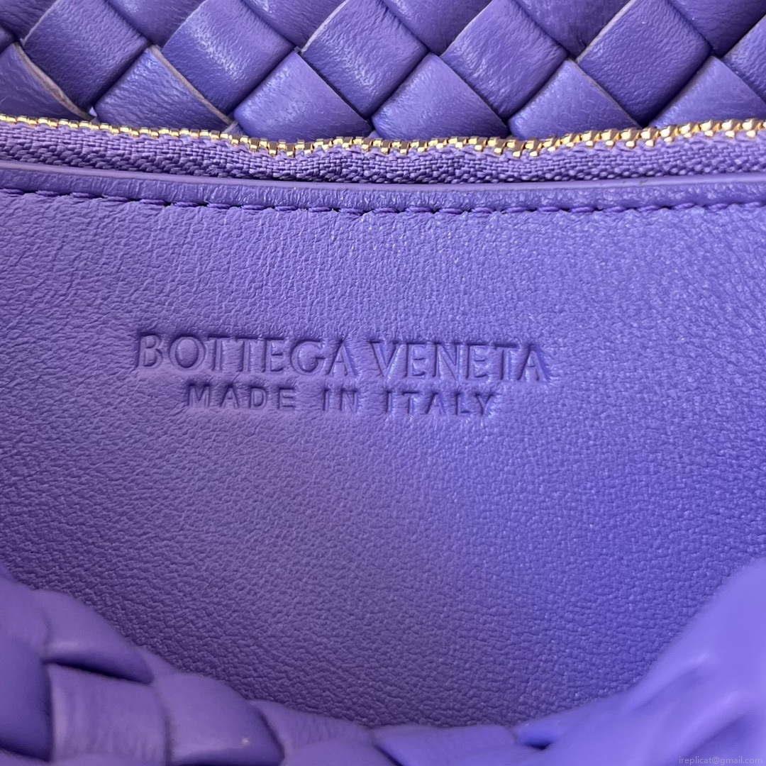 Bottega Veneta BV 762711 Mini Cobble Shoulder Bag Purple
