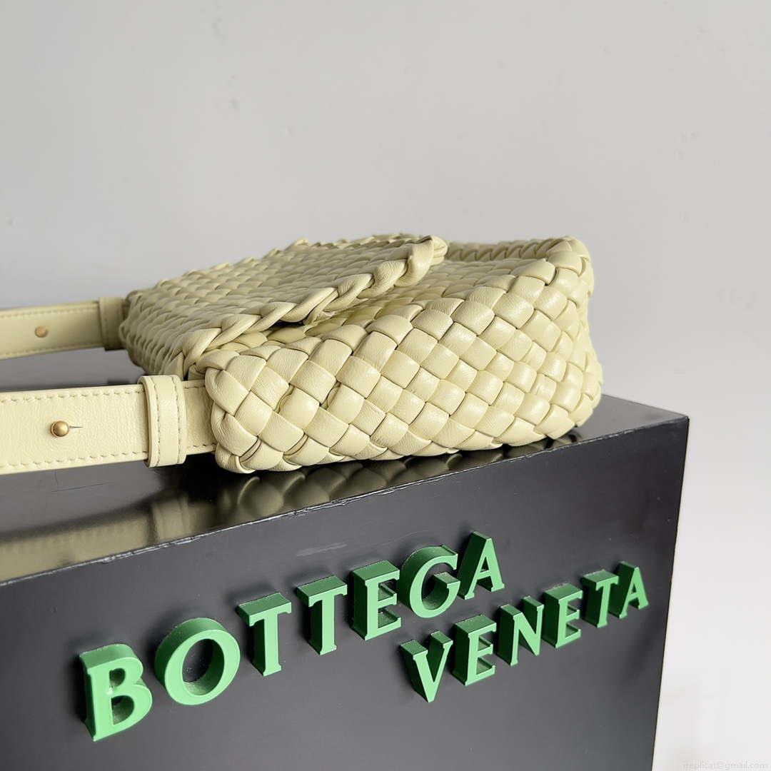 Bottega Veneta BV 762711 Mini Cobble Shoulder Bag Yellow