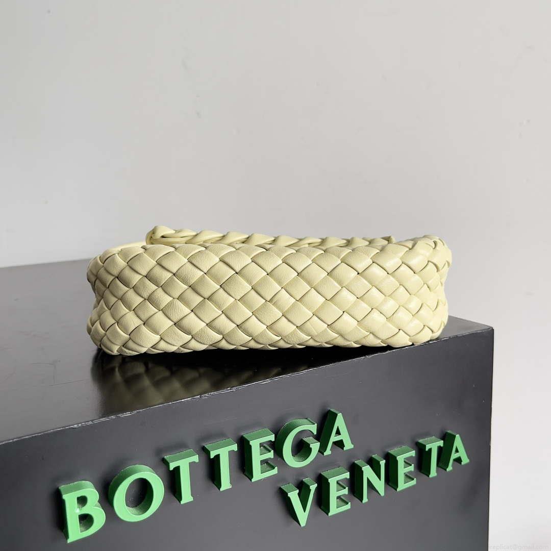 Bottega Veneta BV 762711 Mini Cobble Shoulder Bag Yellow