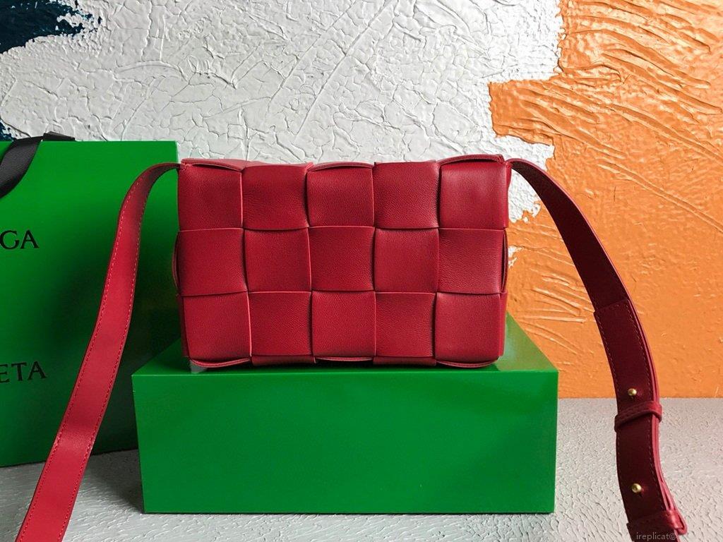 Bottega Veneta BV 578004 Cassette Cross-body Bag 58890 Red