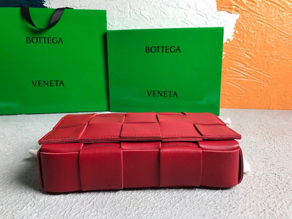 Bottega Veneta BV 578004 Cassette Cross-body Bag 58890 Red