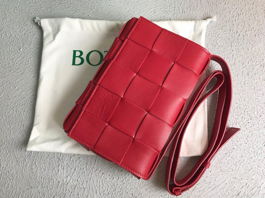 Bottega Veneta BV 578004 Cassette Cross-body Bag 58890 Red