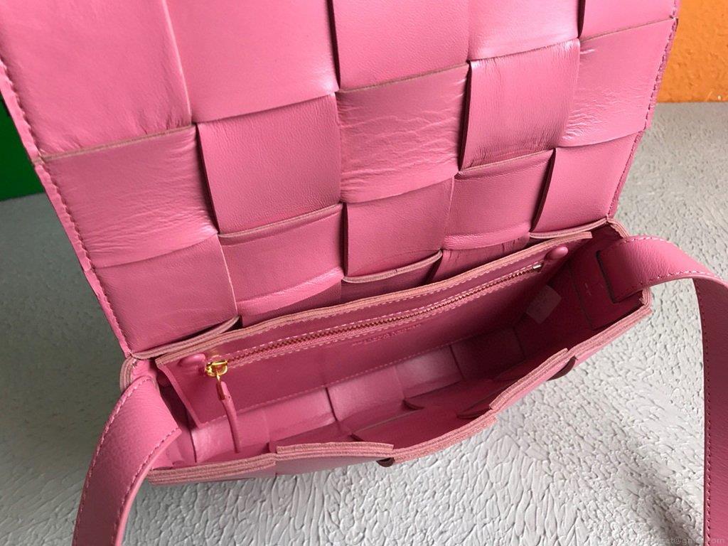 Bottega Veneta BV 578004 Cassette Cross-body Bag 58890 Rose Red