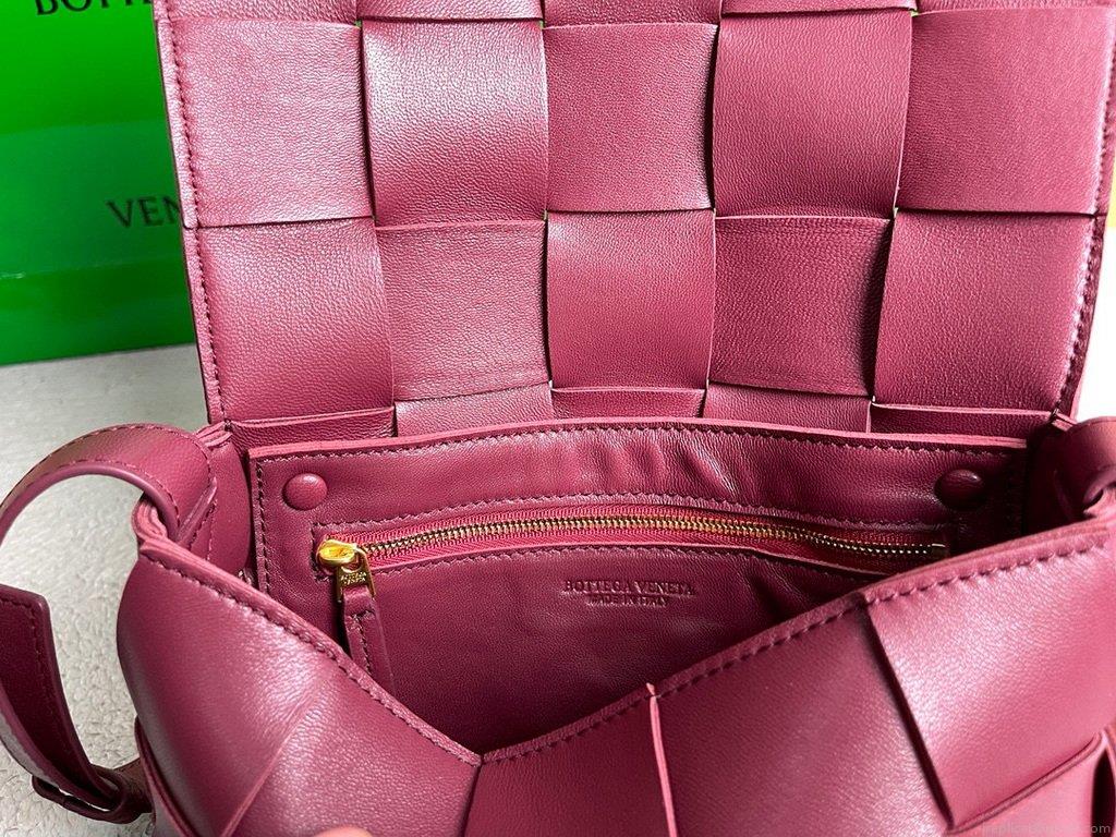 Bottega Veneta BV 578004 Cassette Cross-body Bag 58890 Wine Red