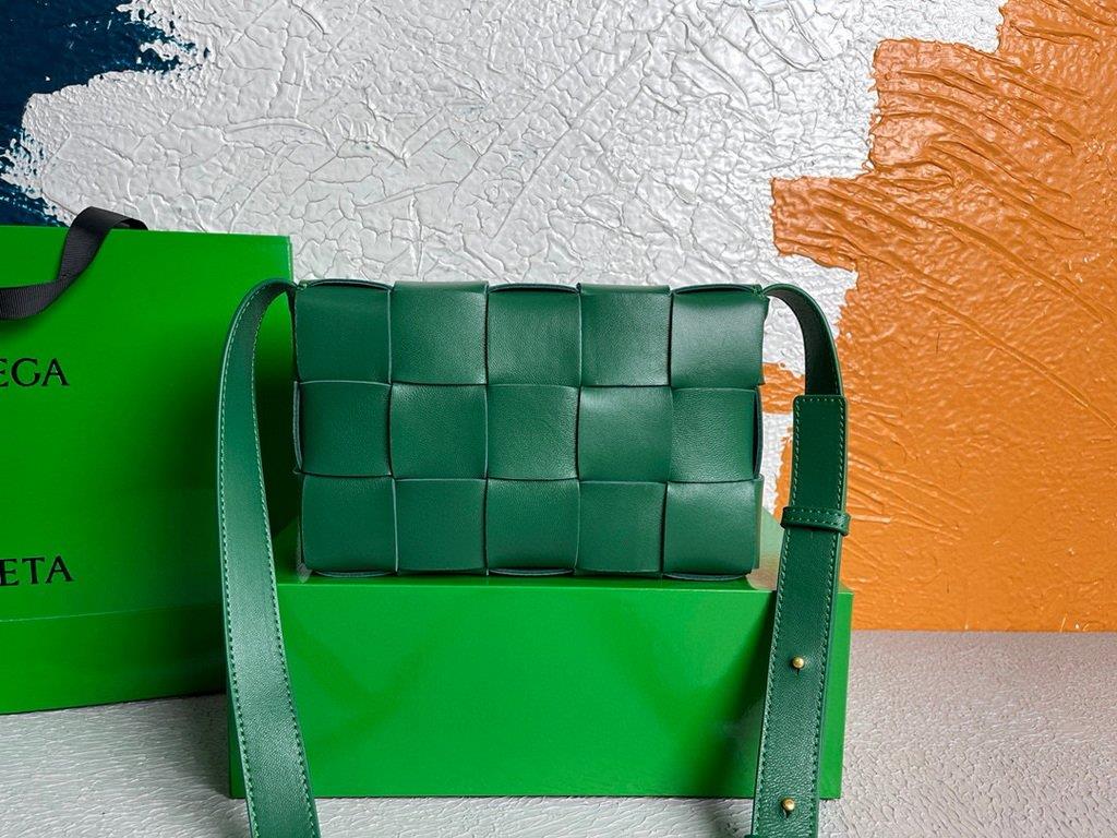 Bottega Veneta BV 578004 Cassette Cross-body Bag 58890 Dark Green
