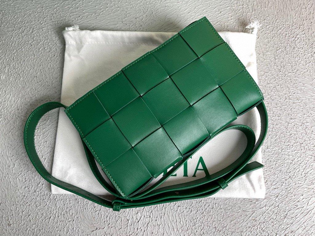 Bottega Veneta BV 578004 Cassette Cross-body Bag 58890 Dark Green