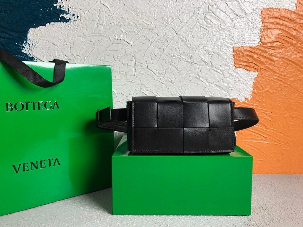 Bottega Veneta BV 639367 Belt-Cassette 55869 Bag Black