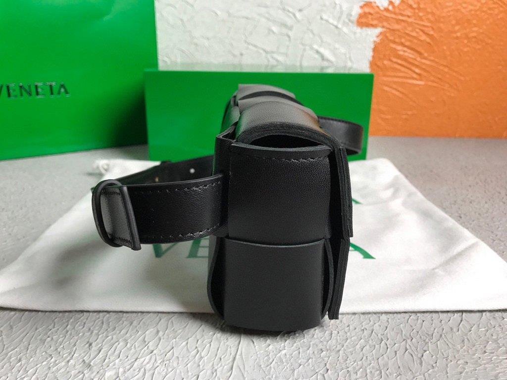 Bottega Veneta BV 639367 Belt-Cassette 55869 Bag Black