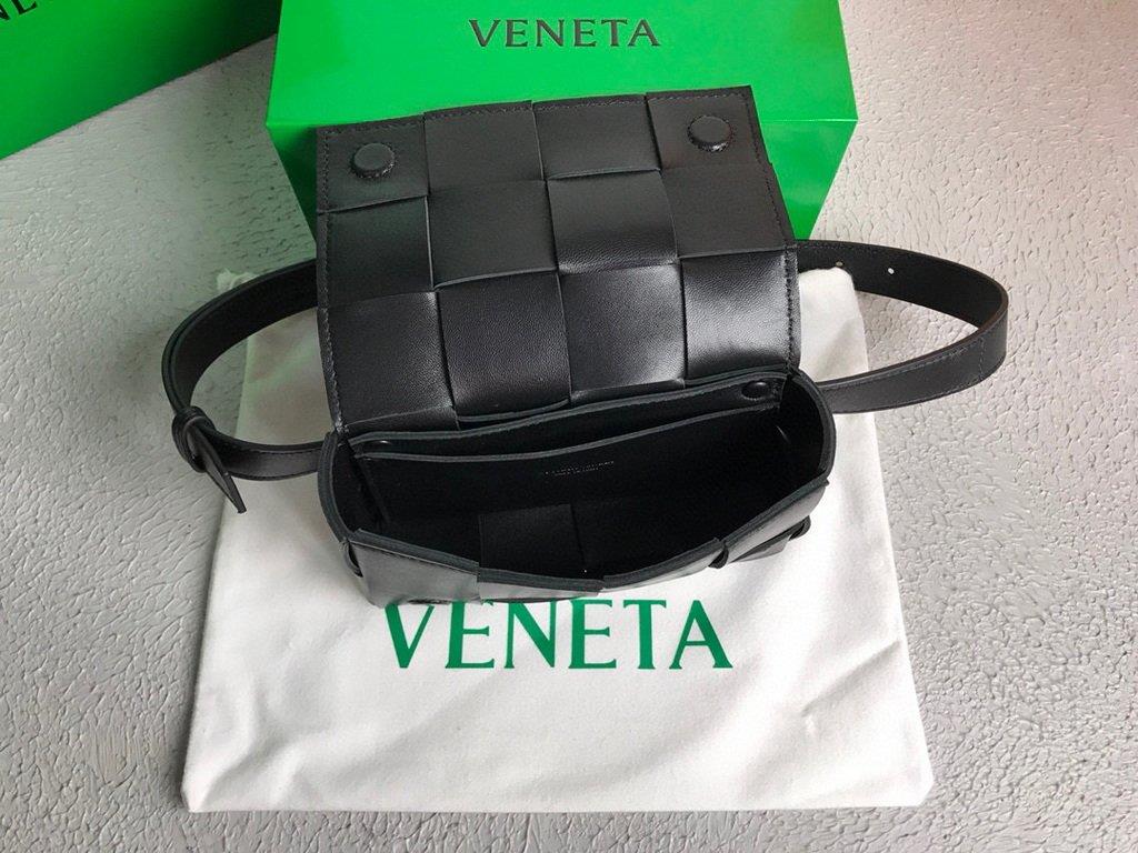 Bottega Veneta BV 639367 Belt-Cassette 55869 Bag Black