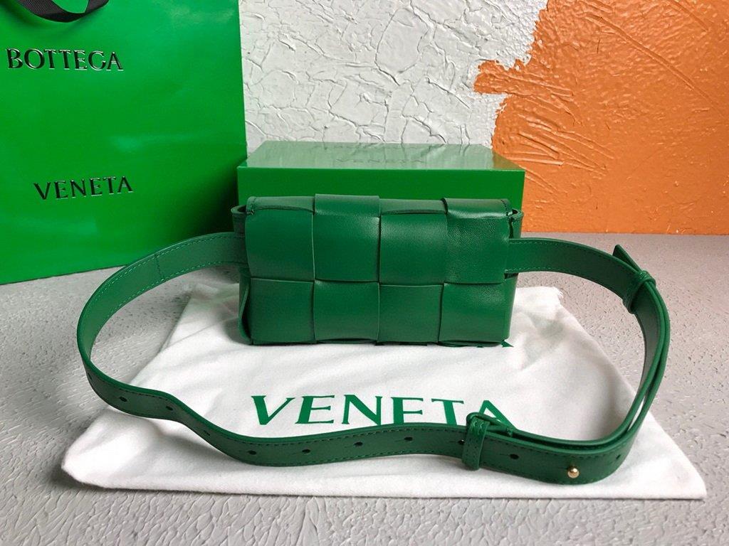 Bottega Veneta BV 639367 Belt-Cassette 55869 Bag Dark Green