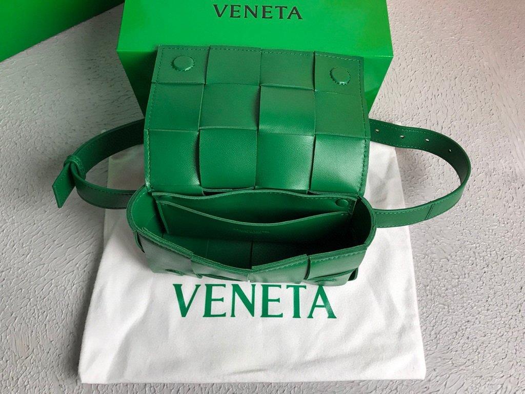 Bottega Veneta BV 639367 Belt-Cassette 55869 Bag Dark Green