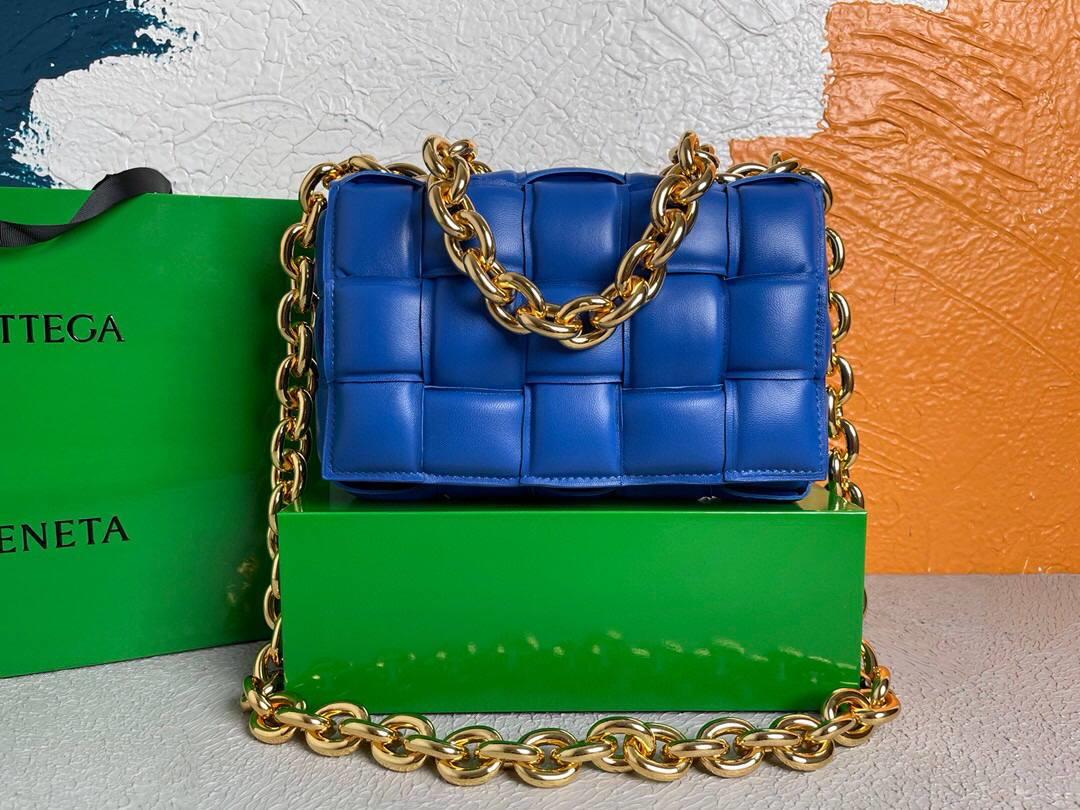 Bottega Veneta BV 20206 Chain Cassette 631421 Cobalt Gold