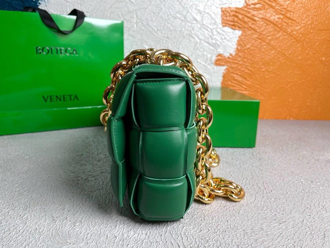 Bottega Veneta BV 20206 Chain Cassette 631421 Green Gold