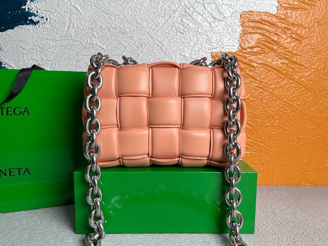 Bottega Veneta BV 20206 Chain Cassette 631421 Light Pink Silver