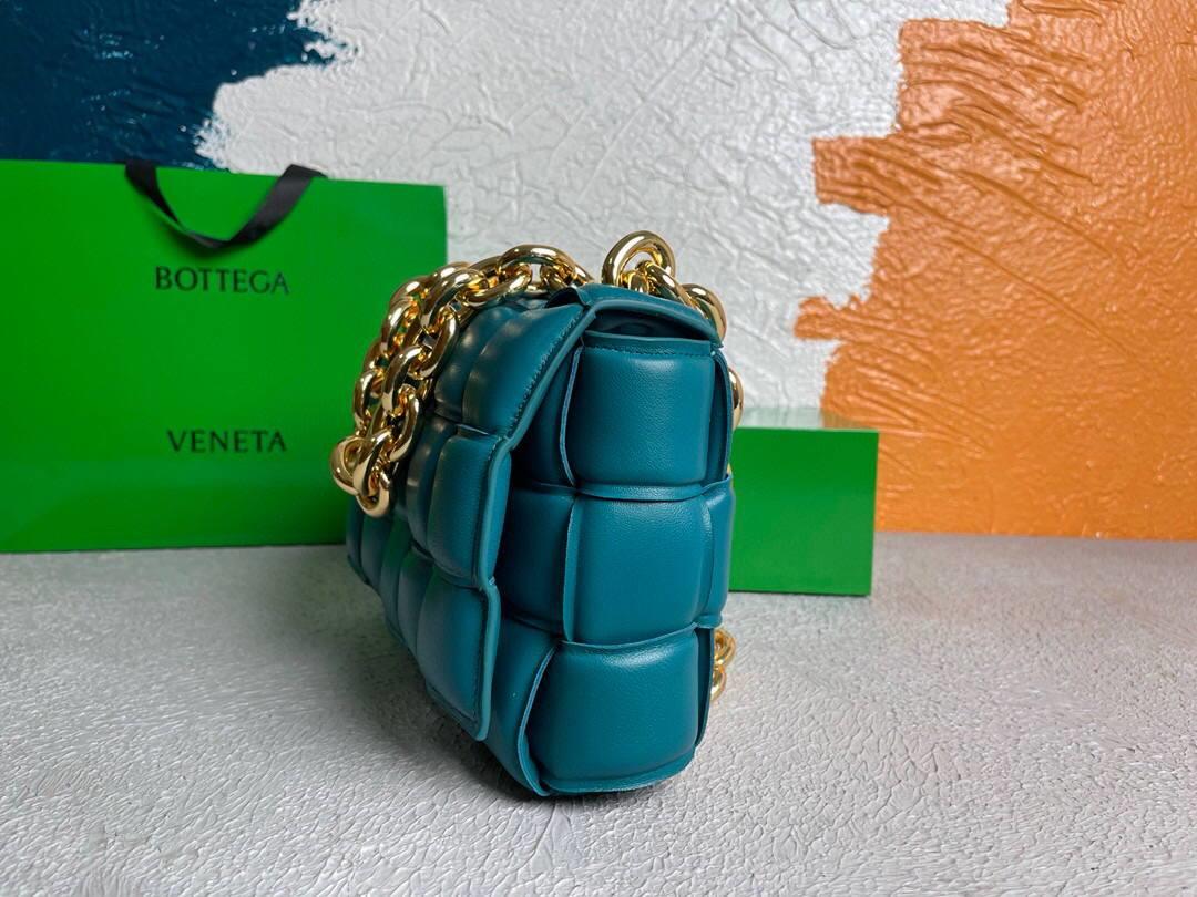 Bottega Veneta BV 20206 Chain Cassette 631421 Mallard Gold