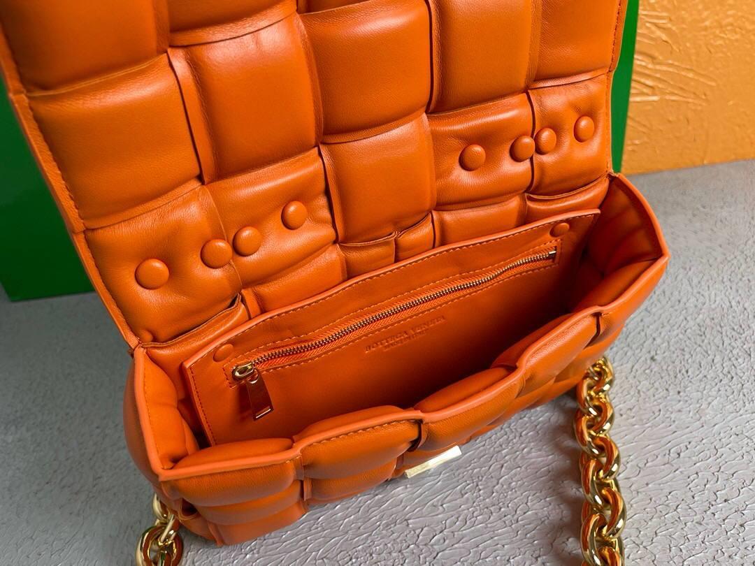Bottega Veneta BV 20206 Chain Cassette 631421 Oragne Gold