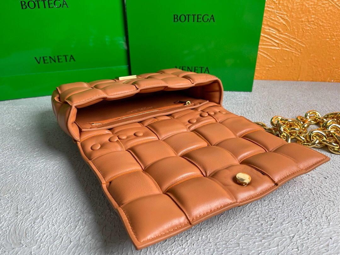 Bottega Veneta BV 20206 Chain Cassette 631421 Orange Gold