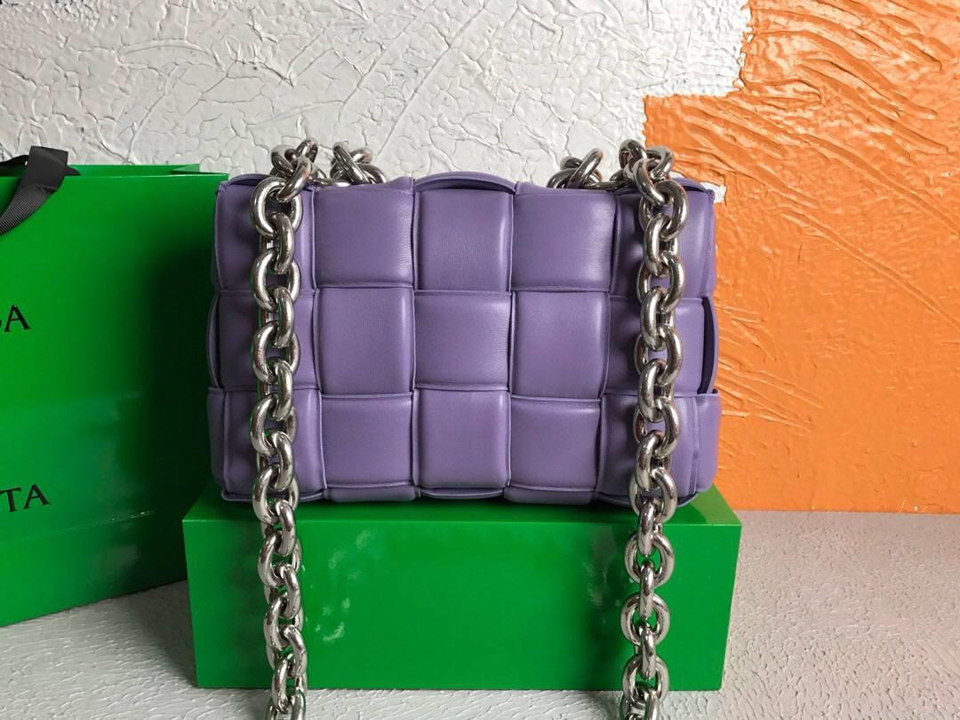Bottega Veneta BV 20206 Chain Cassette 631421 Purple Silver