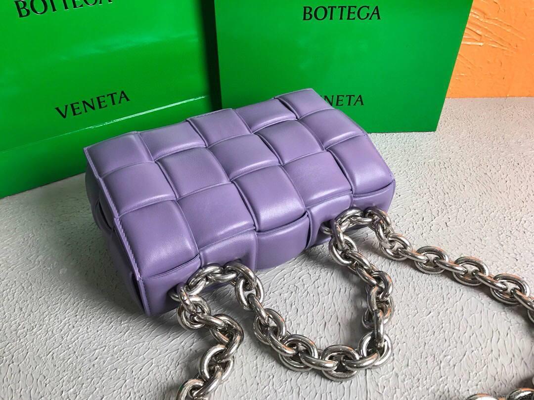 Bottega Veneta BV 20206 Chain Cassette 631421 Purple Silver