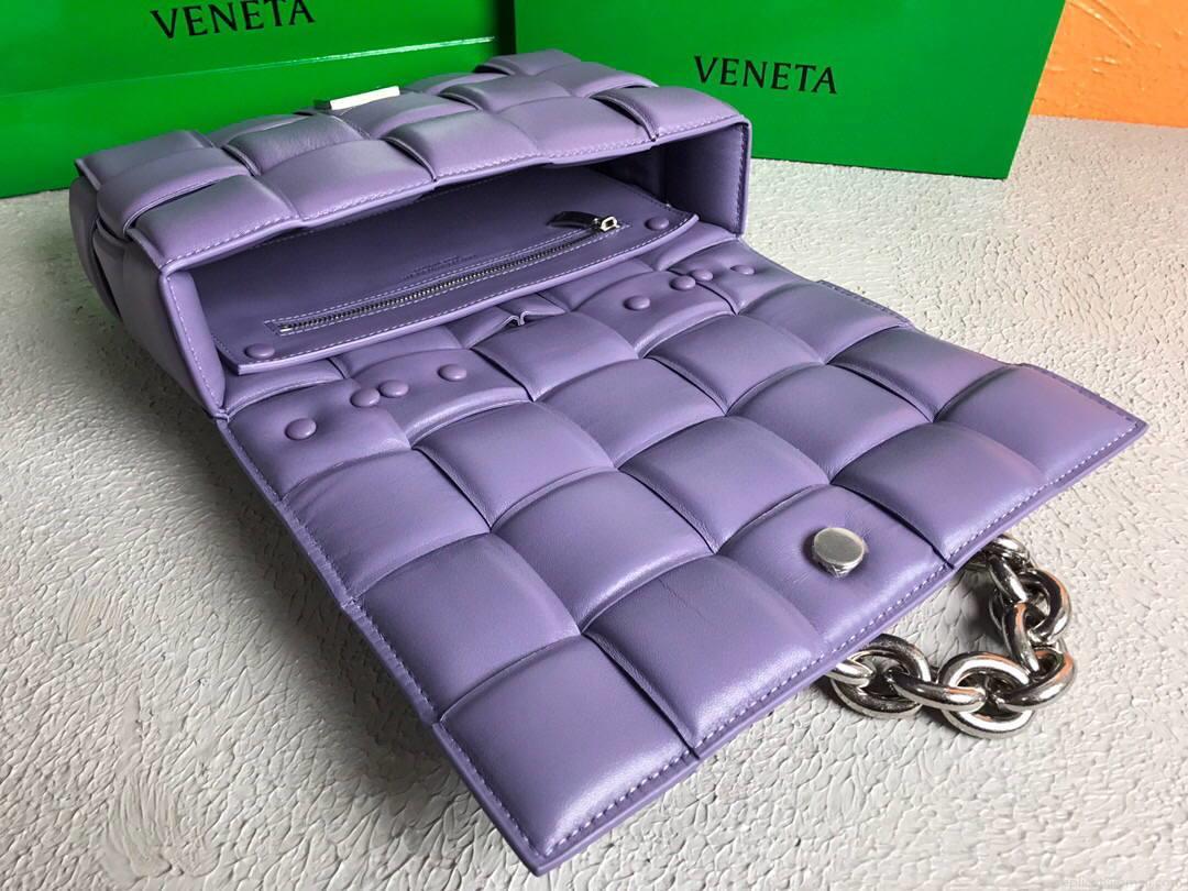 Bottega Veneta BV 20206 Chain Cassette 631421 Purple Silver