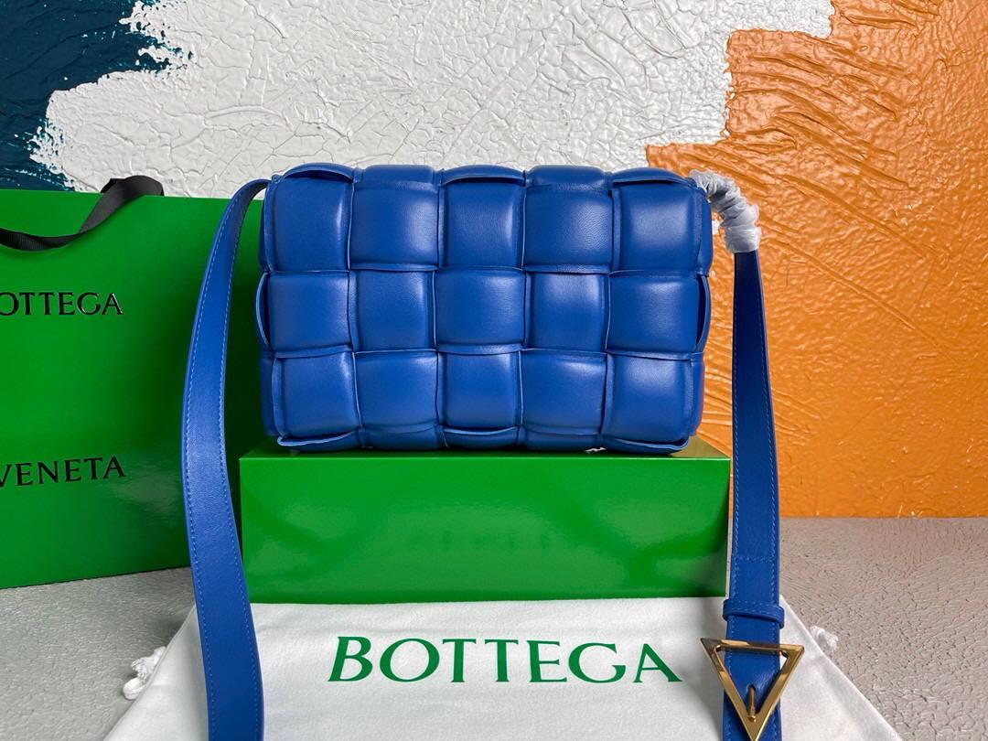 Bottega Veneta BV 20206 Padded Cassette 591970 Blue Gold