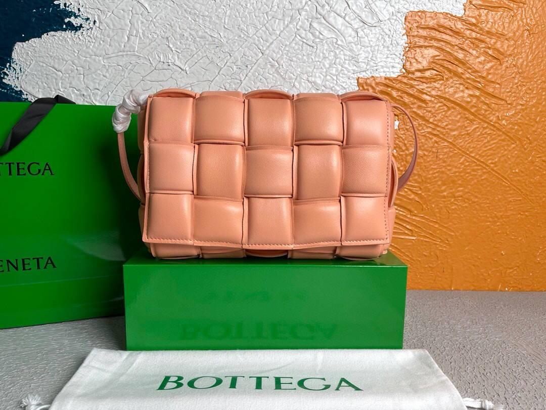 Bottega Veneta BV 20206 Padded Cassette 591970 Pink Orange Gold