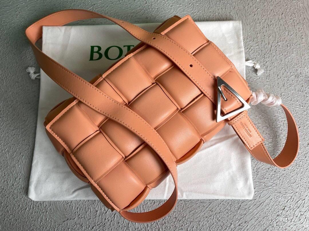 Bottega Veneta BV 20206 Padded Cassette 591970 Pink Orange Gold