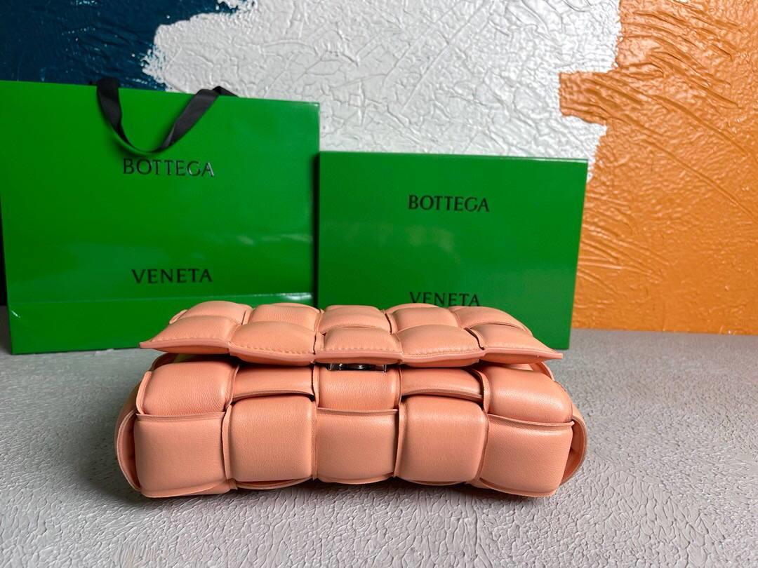 Bottega Veneta BV 20206 Padded Cassette 591970 Pink Orange Gold