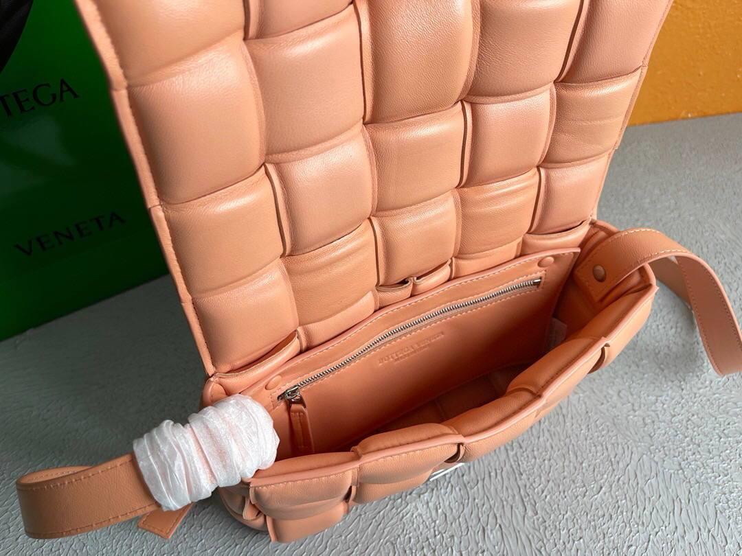 Bottega Veneta BV 20206 Padded Cassette 591970 Pink Orange Gold