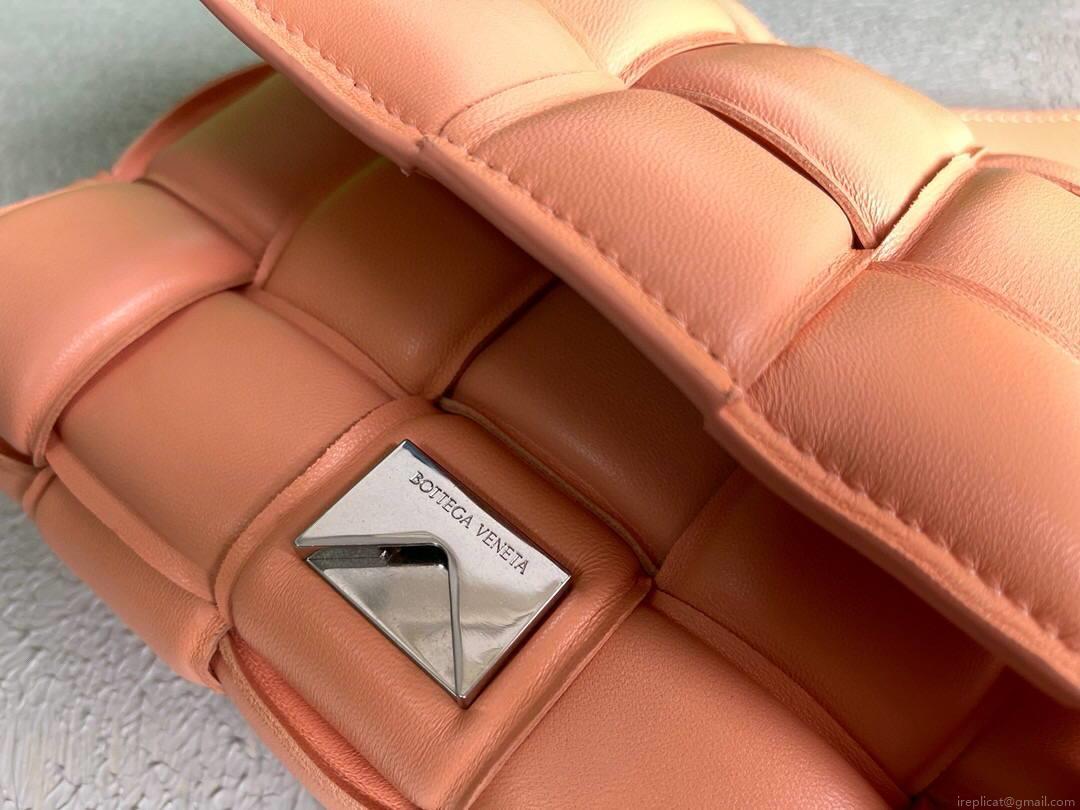 Bottega Veneta BV 20206 Padded Cassette 591970 Pink Orange Gold