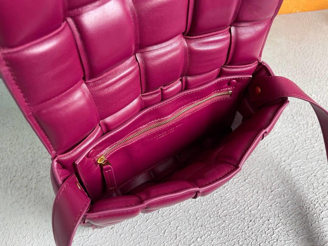Bottega Veneta BV 20206 Padded Cassette 591970 Wine Red Gold