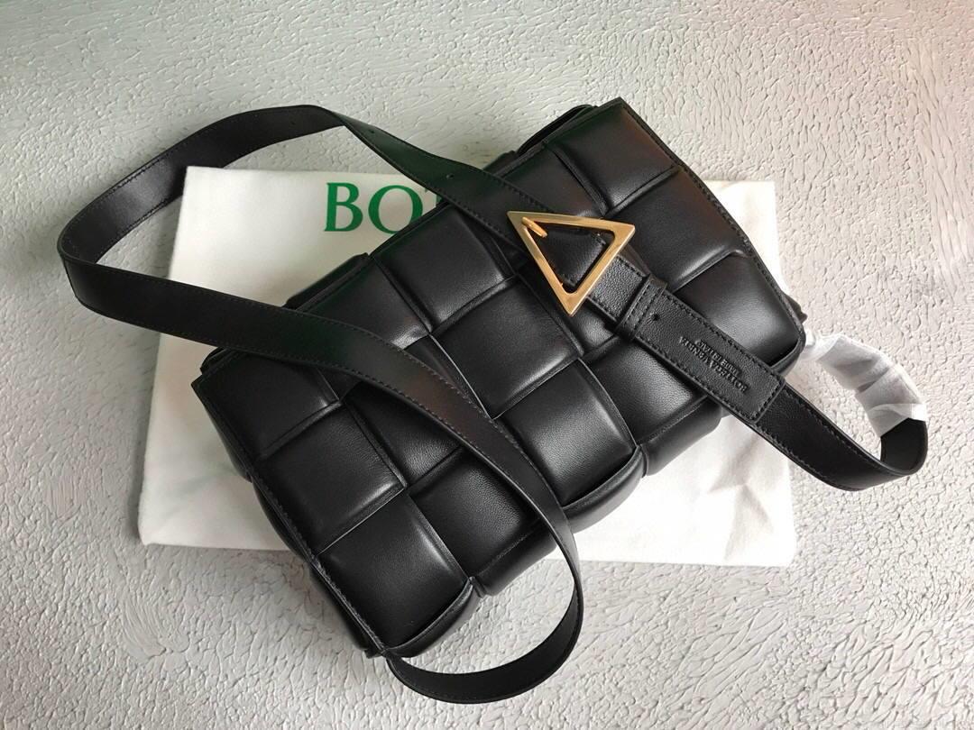 Bottega Veneta BV 591970 Padded Cassette 20206 Black Gold