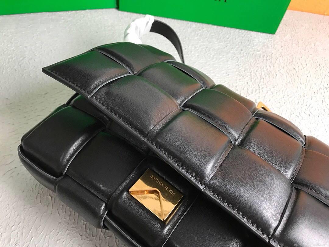 Bottega Veneta BV 591970 Padded Cassette 20206 Black Gold