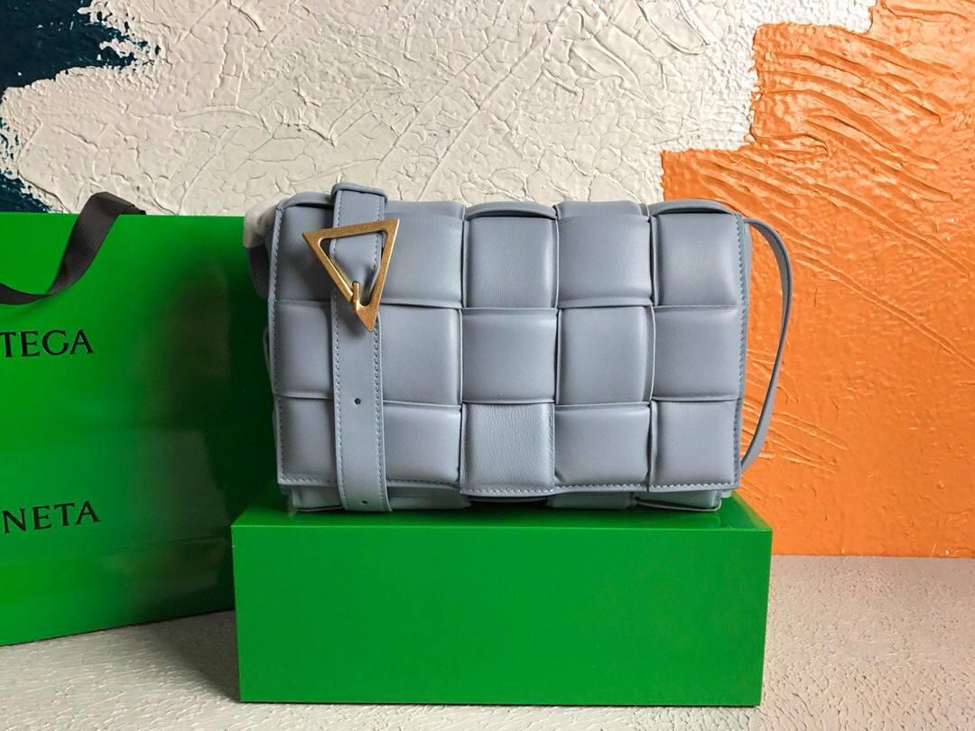 Bottega Veneta BV 591970 Padded Cassette 20206 Grey Gold