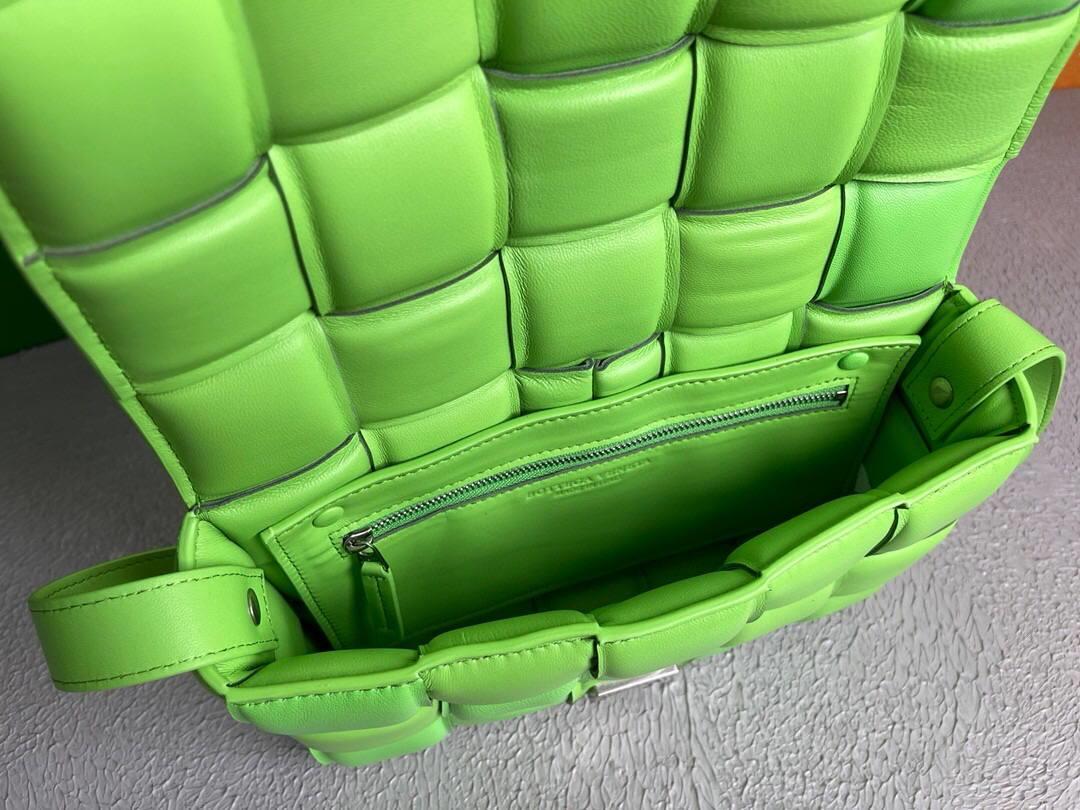 Bottega Veneta BV 591970 Padded Cassette 20206 Lemon Green Silver