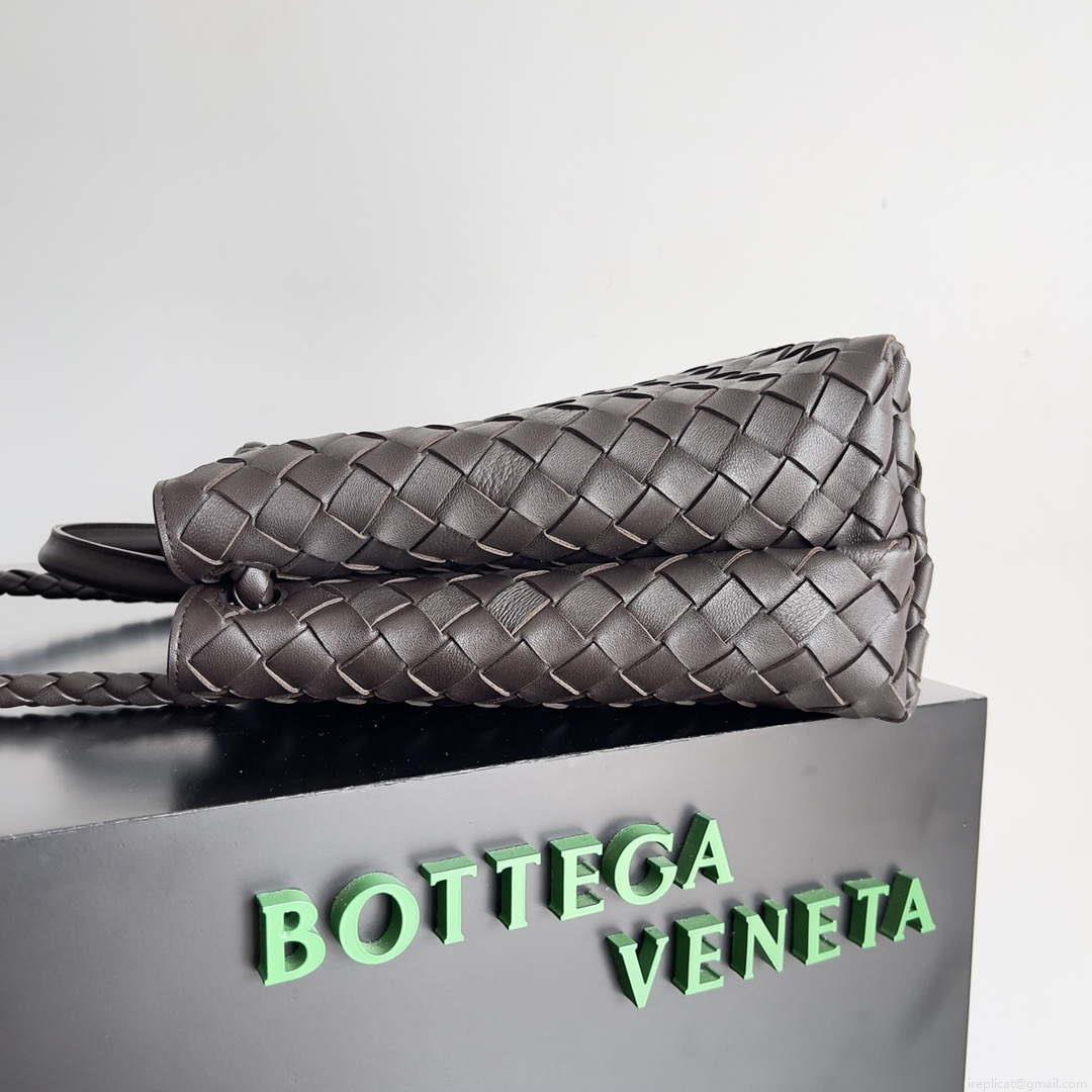Bottega Veneta BV 743572 Medium Andiamo Drak Brown