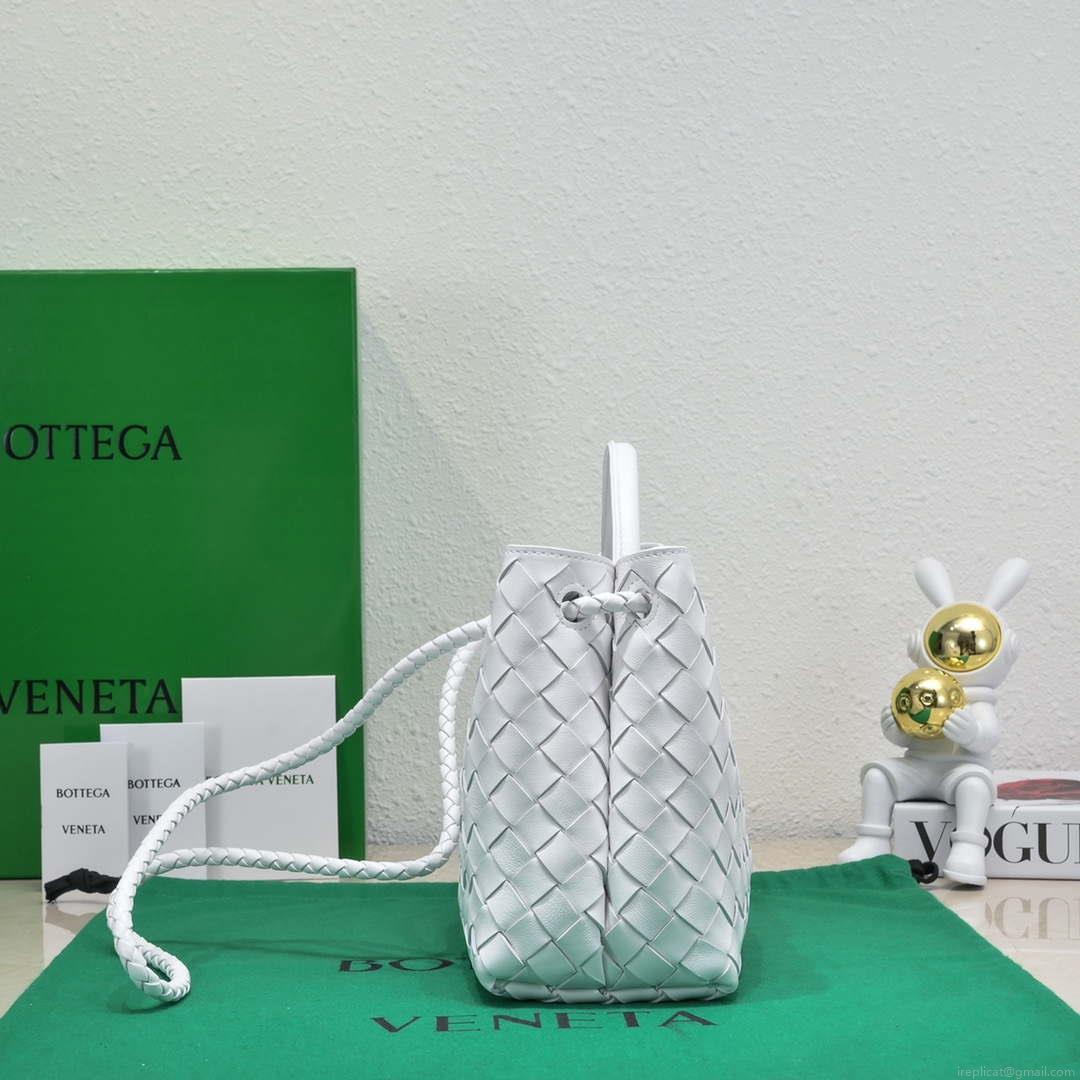 Bottega Veneta BV 743568 Small Andiamo White