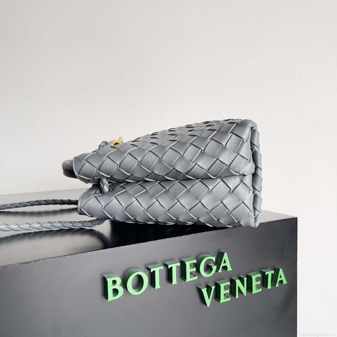 Bottega Veneta BV 743568 Small Andiamo Gray