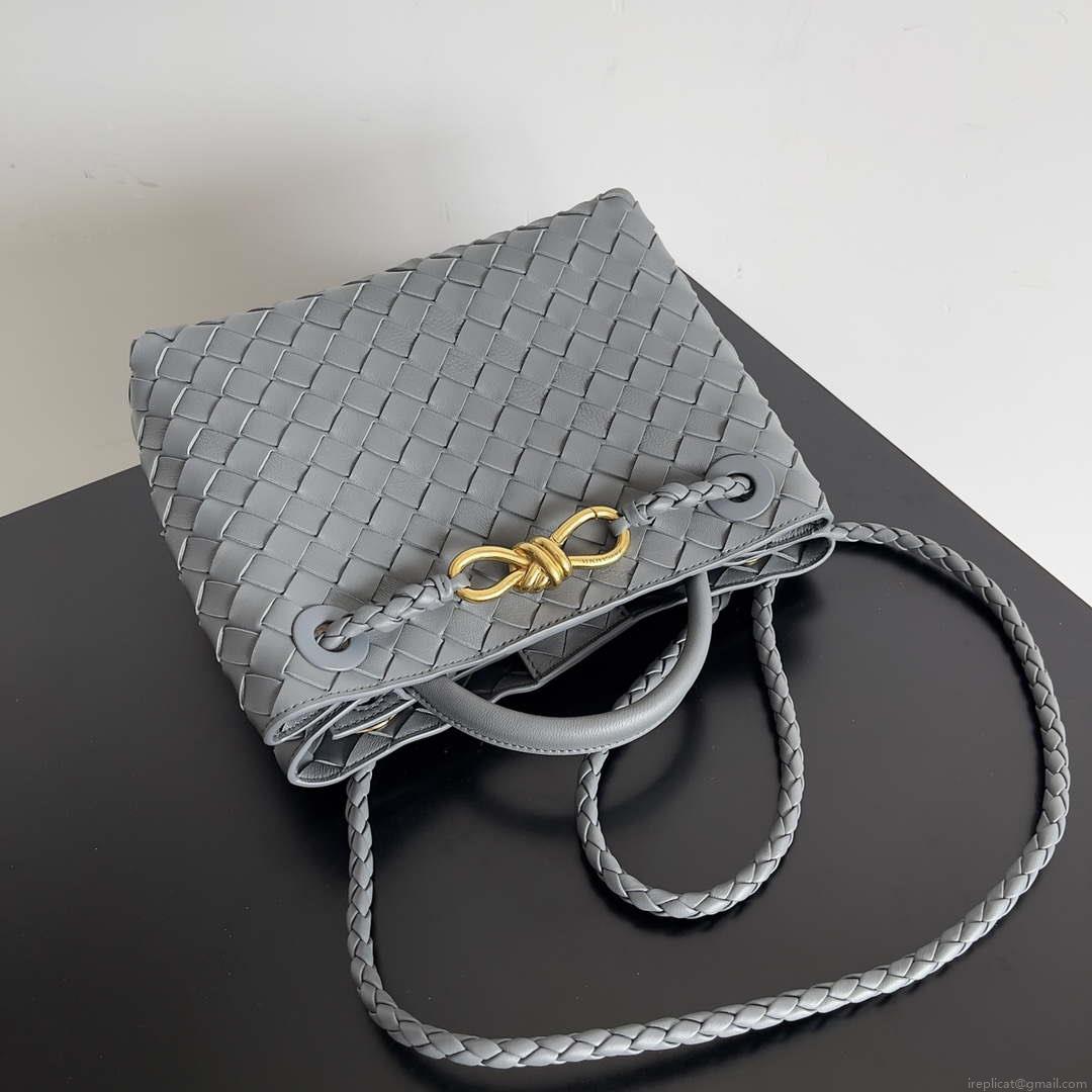 Bottega Veneta BV 743568 Small Andiamo Gray