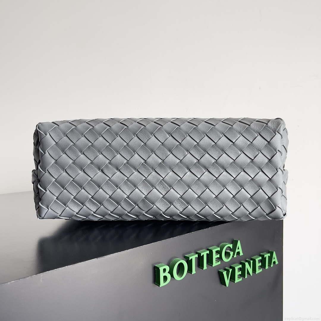 Bottega Veneta BV 743572 Medium Andiamo Light Gray